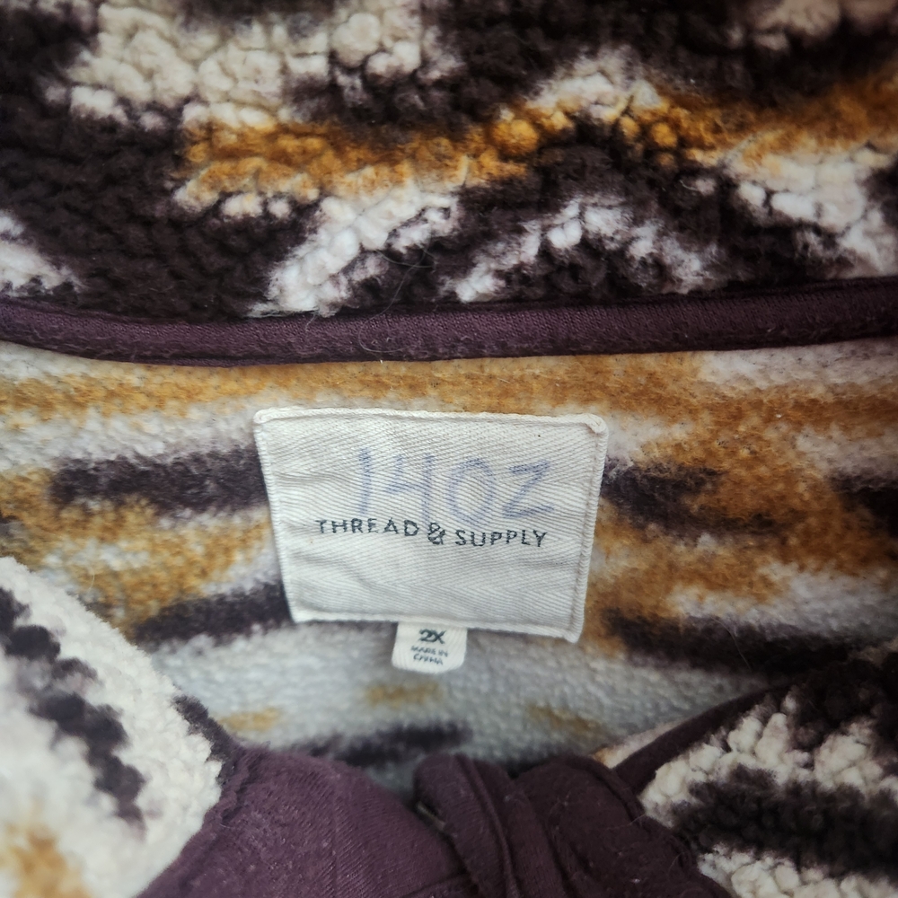 Aztec Patterned Pullover Hoodie - image 6